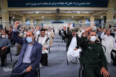دیدار دست‌اندرکاران کنگره ملی شهدای عشایر با مقام معظم رهبری