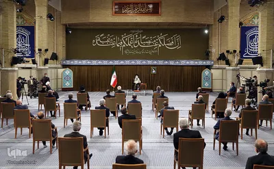 آخرین دیدار رئیس‌جمهور و هیئت دولت دوازدهم با رهبر انقلاب