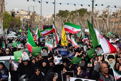 مراسم راهپیمایی محکومیت جنایات آمریکا و رژیم صهیونیستی در اصفهان