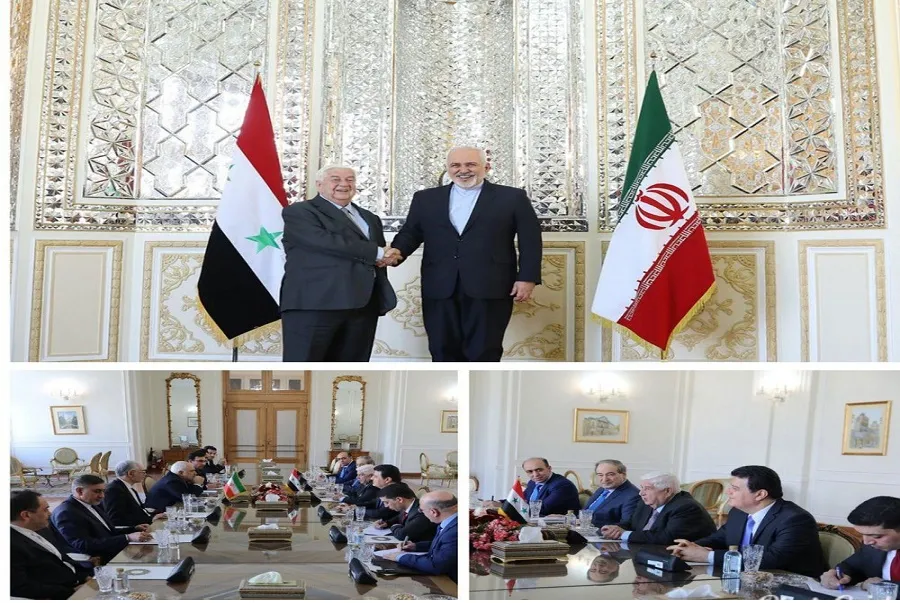 دیدار و گفت‌وگوی وزیران امور خارجه جمهوری اسلامی ایران و سوریه در تهران