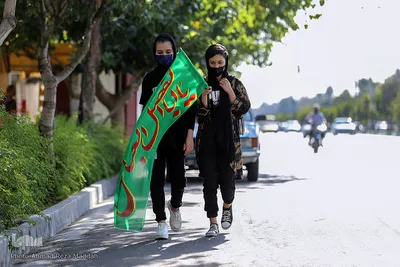 پیاده روی و عزاداری جاماندگان اربعین حسینی - شیراز