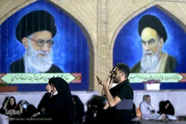 مراسم احیای شب بیست و سوم ماه مبارک رمضان، در بقعه متبرکه امامزاده سید جعفر(ع) و حمیده خاتون (س) باغ‌ فیض