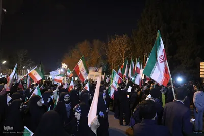 تجمع دانشجویان دانشگاه شیراز در حمایت از ایران مقتدر