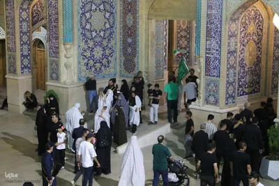 شب عاشورای حسینی در حرم شاهچراغ(ع)