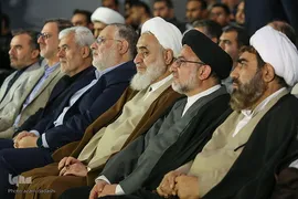 اختتامیه بخش آقایان مسابقات قرآن اوقاف در قزوین