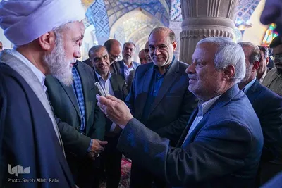 محفل قرآن کریم در مسجد نصیرالملک شیراز