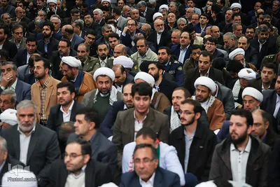 دیدار مسئولان نظام و میهمانان کنفرانس وحدت اسلامى‌ با رهبر انقلاب