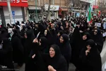 مراسم تجمع مردم اهر در سوگ رهبر شهید انقلاب