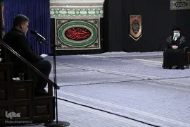 آخرین شب عزاداری حضرت اباعبدالله الحسین (ع) با حضور رهبر انقلاب اسلامی در حسینیه امام خمینی (ره)