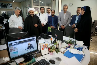 بازدید هادی مزینانی، رئیس مرکز فرهنگی خانواده ناجا از  سازمان قرآنی دانشگاهیان کشور