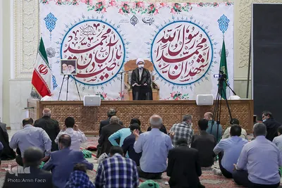 مراسم شب ولادت باسعادت نبی مکرم اسلام و صادق آل محمد(ص) در حرم مطهر شاهچراغ