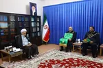 دیدار نماینده ولی فقیه در مازندران با خادمان حضرت معصومه (س)