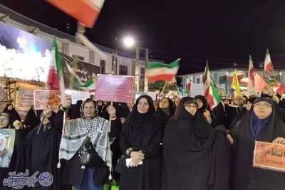 نود و هشتمین اجتماع شبانه مردم ولایتمدار شهرستان بابلسر