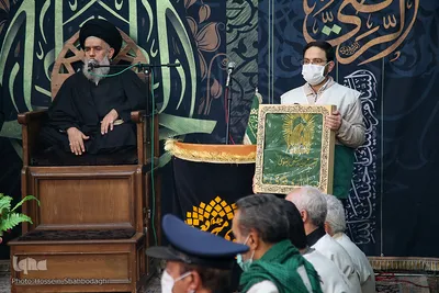 آیین غباررویی ضریح امامزاده موسی مبرقع
