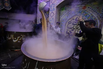 پخت بزرگترین سمنو شیرازی در کشور