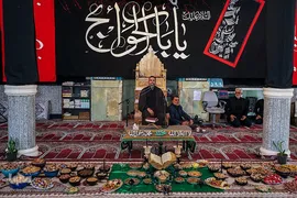 آیین سنتی ۶ امام حسین در شهر بَرزُک کاشان