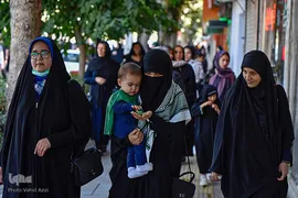 آیین پیاده‌روی جاماندگان اربعین حسینی در بجنورد
