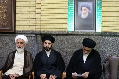 مراسم ختم همسر آیت الله سیستانی در تهران