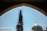 پیشرفت ساخت‌وساز در آستان علی‌بن مهزیار اهوازی 
