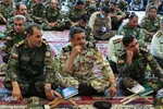 سوگواری نیروهای مسلح فارس در رثای شهدای حرم مطهر شاهچراغ