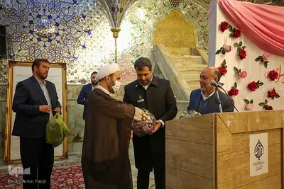 آیین گلاب شویی حرم مطهر حضرت شاهچراغ علیه السلام