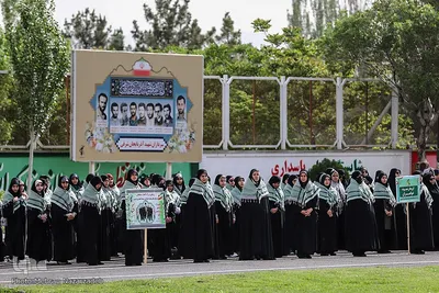صبحگاه مشترک نیروهای مسلح در تبریز‎‎