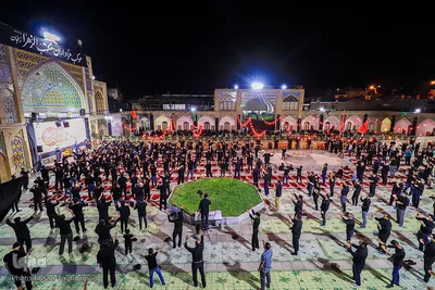 عزاداری شب پنجم محرم در زنجان‎‎