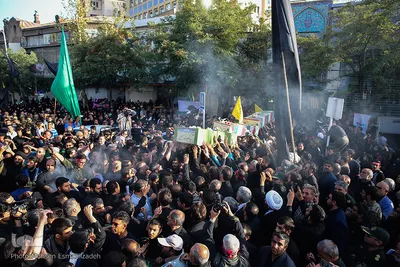 تشییع پیکر مطهر ۹ شهید دفاع مقدس و ۲ شهید مدافع حرم / مشهد