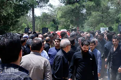 تشییع امیرحسین زمان