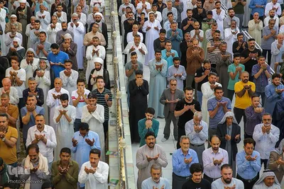مراسم نماز عید سعید فطر در حرم امیرالمومنین (علیه السلام)