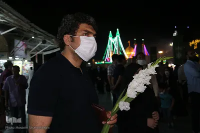 حرم کریمه اهل بیت(ع) در شب عید غدیر