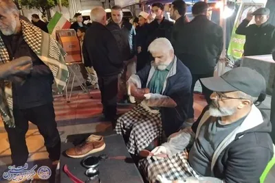 مردم انقلابی بابلسر در چهل و هفتمین اجتماع شبانه مردمی