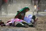 مراسم خیمه‌سوزان و مقتل‌خوانی در خمینی‌شهر اصفهان