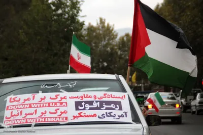 کاروان خودرویی حمایت از مردم مظلوم فلسطین و جبهه مقاومت در اهر