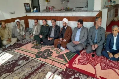 دیدار با خانواده شهید «سید مجید نجفی» در چگنی
