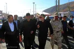 بازدید احمد وحیدی، وزیر کشور از مرز تمرچین