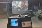 برگزاری سینمای سیار عاشورایی در موکب شین سه‌راهی کارزان