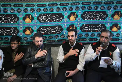 همدردی مردم با خانواده فرمانده شهید آتش نشان «علی امینی»