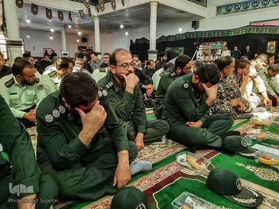 مراسم چهلم شهید مدافع امنیت شهید علی میرزایی در ملایر