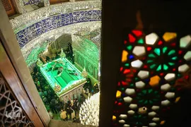 تحویل سال نو در حرم شاهچراغ(ع)