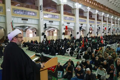 مراسم بزرگداشت امام شهید امت در مصلای تبریز
