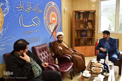 حضور مدیرکل اوقاف خوزستان در ایکنا