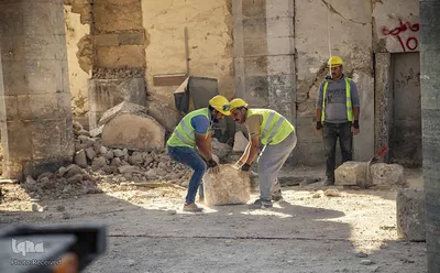عملیات بازسازی مسجد تاریخی موصل «النوری» با مشارکت یونسکو