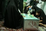 آئین وداع با پیکر شهید عبدالله اسکندری در حرم شاهچراغ(ع)
