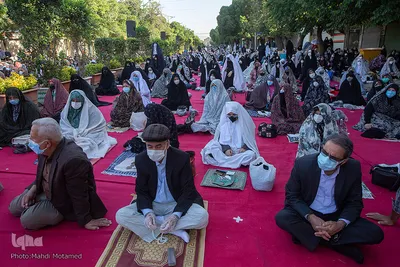 اقامه نماز عید فطر در قزوین‎