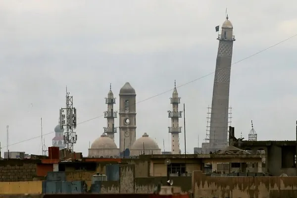 ادامه بازسازی مسجد جامع موصل، چهار سال پس از شکست داعش + فیلم