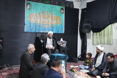 محفل انس با قرآن به یاد شهدای اقتدار در ملایر ‎