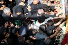 تشییع پیکر ۶۰ شهید اقتدار در تهران