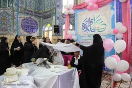 مراسم عقد یک زوج جوان در مسجد رضوان اهواز