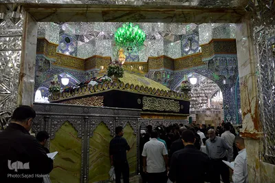مراسم عزاداری سیدالشهدا در حرم حضرت معصومه(س)